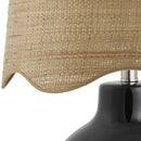 Tereza Rustic Black Table Lamp