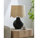 Tereza Rustic Black Table Lamp