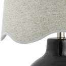 Tereza Rustic Black/Wheat Table Lamp