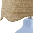 Tereza Rustic Blue Table Lamp