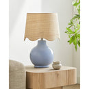 Tereza Rustic Blue Table Lamp
