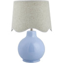 Tereza Rustic Blue/Wheat Table Lamp