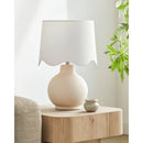 Tereza Rustic Cream/White Table Lamp