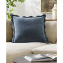 Vanessia Dark Blue Pillow Cover