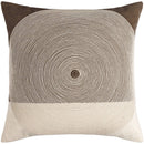Laresa Beige/Dark Brown Pillow Cover