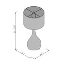 Katerine Cottage Cream Table Lamp