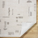 Shareef Modern Medium Gray Washable Area Rug