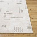 Shareef Modern Medium Gray Washable Area Rug