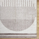 Lyndsi Global Dark Brown Washable Area Rug