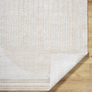 Lyndsi Global Beige Washable Area Rug