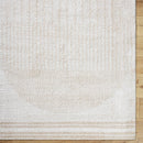 Lyndsi Global Beige Washable Area Rug