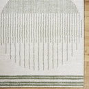 Lyndsi Global Grass Green Washable Area Rug