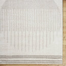 Lyndsi Global Medium Gray Washable Area Rug