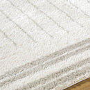 Lyndsi Global Medium Gray Washable Area Rug