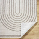 Larita Modern Medium Gray Washable Area Rug