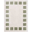 Tameka Modern Grass Green Washable Area Rug