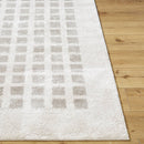 Noam Modern Medium Gray Washable Area Rug