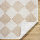 Jason Modern Beige Washable Area Rug