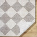 Jason Modern Medium Gray Washable Area Rug