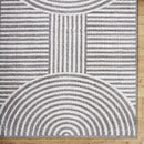 Marcela Modern Charcoal Washable Area Rug