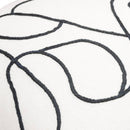 Allon White/Black Pillow Cover