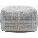 Camey Light Blue Pouf