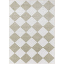 Senior Modern Dusty Sage Washable Area Rug