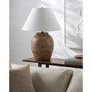 Herschell Traditional Brick/White Table Lamp