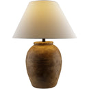 Herschell Traditional Brick/White Table Lamp