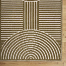 Carter Lake Modern Brown Washable Area Rug