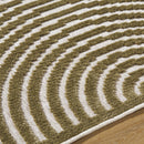Carter Lake Modern Brown Washable Area Rug