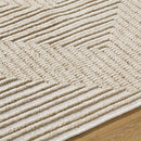 Carissa Modern Light Brown Washable Area Rug