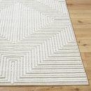 Carissa Modern Cream Washable Area Rug