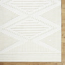 Rosamond Global Cream Washable Area Rug