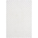 Jozette Modern White Washable Area Rug