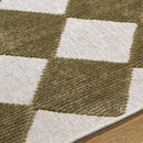 Luanne Modern Brown Washable Area Rug