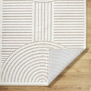Carter Lake Modern Beige Washable Area Rug