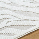Cedar Vale Modern Cream Washable Area Rug