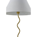 Raysean Modern Metallic - Brass Floor Lamp