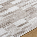 Dantrell Modern Dark Brown Area Rug