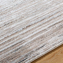 Kamini Modern Black/Tan Area Rug