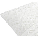Rosalia White Pillow Cover