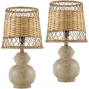 Marlanda Modern Dark Brown Table Lamp