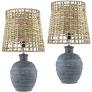 Michiko Modern Gray Table Lamp