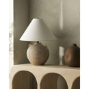 Laurence Traditional Gray/White Table Lamp