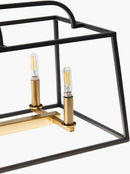 Laya Rustic Black Ceiling Lighting
