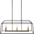 Laya Rustic Black Ceiling Lighting