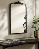 Danea Traditional Black Wall Mirror