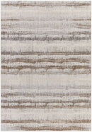 Kessa Modern Dark Brown Area Rug