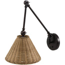 Chrisy Rustic Black Wall Sconces